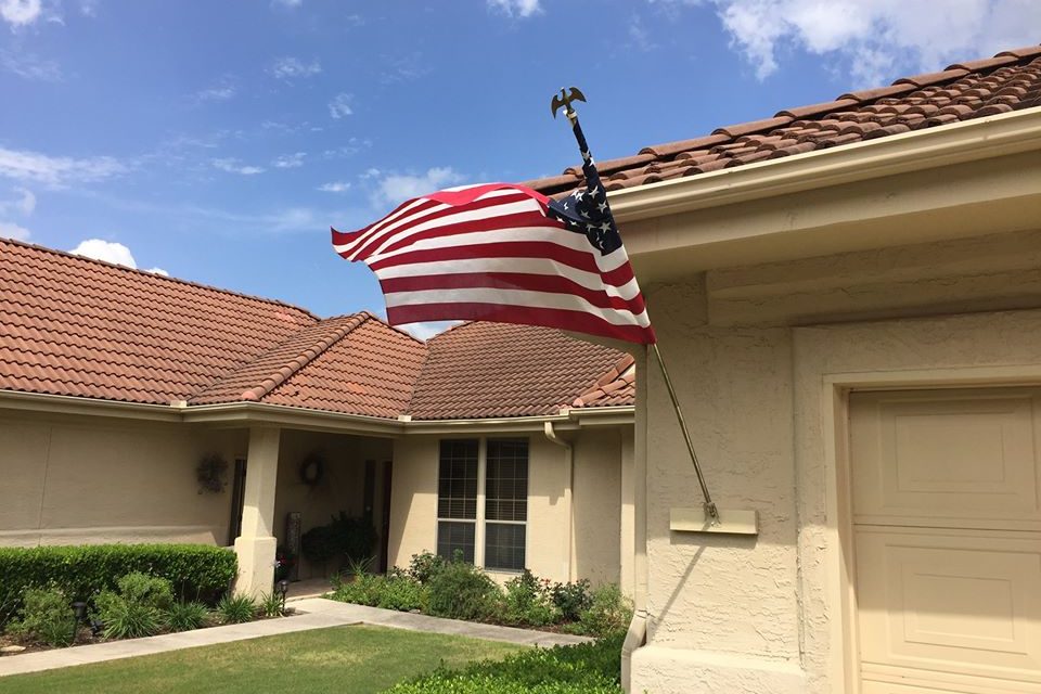 Flag over Nichols Nest